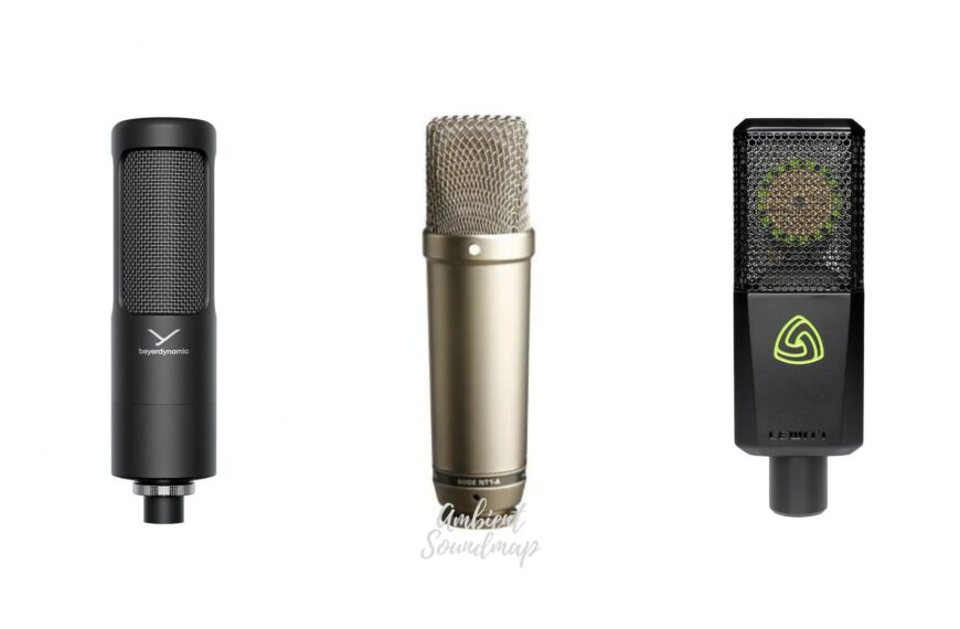 Mikrofony pojemnościowe z dużą membraną do nagrań przyrody